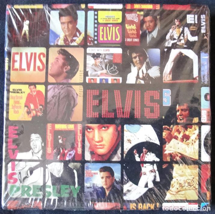 M&uacute;sica de colecci&oacute;n: ELVIS PRESLEY - PACK DE 4 POSAVASOS EN CAJA PRECINTADA - HALF MOON BAY, 2007 - COLECCIONISMO -