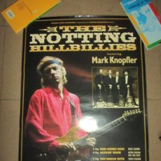 Música de colección: THE NOTTING HILLBILLIES POSTER UK TOUR MARK KNOPFLER DIRE STRAITS. Lote 204091485