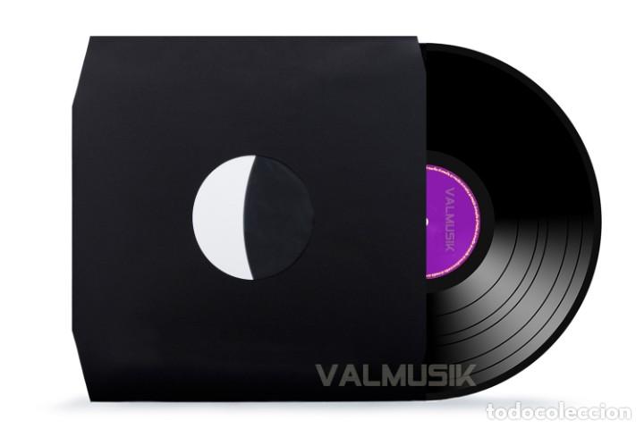 M&uacute;sica de colecci&oacute;n: 50 FUNDAS INTERIOR PAPEL TROQUELADO NEGRO+ANTIEST&Aacute;TICO PARA DISCOS DE VINILO LP Y MAXI -ALTA CALIDAD