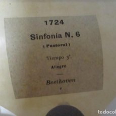 Música de colección: ROLLO DE PIANOLA 1724 SINFONIA Nº6 BEETHOVEN. Lote 205321912