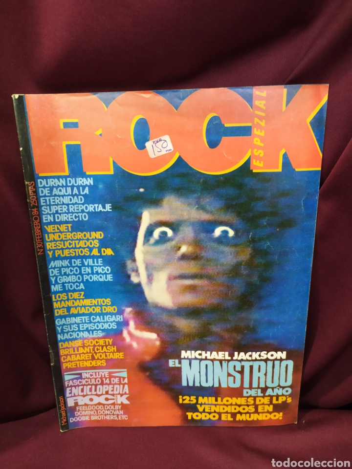 M&uacute;sica de colecci&oacute;n: Revista Rock especial. Michael Jackson. 1984