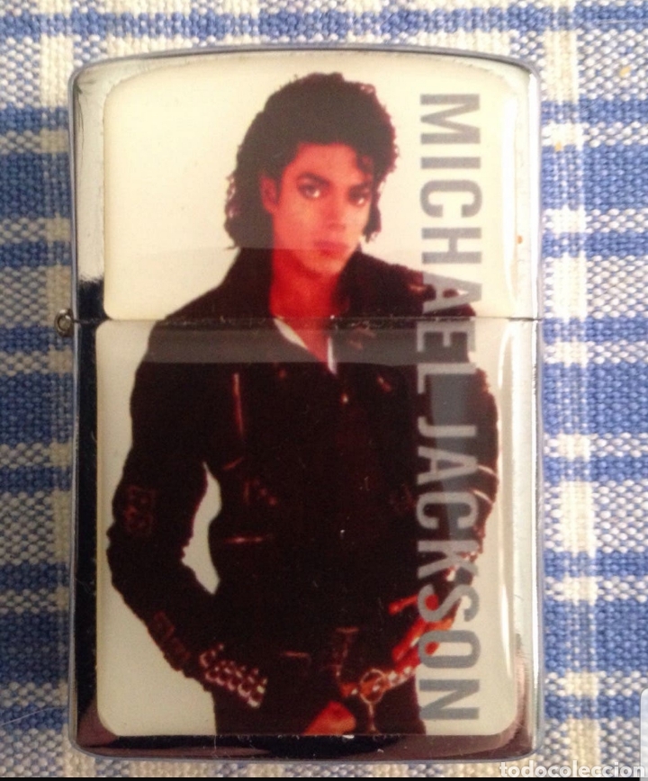 M&uacute;sica de colecci&oacute;n: Mechero Michael Jackson tipo Zippo.