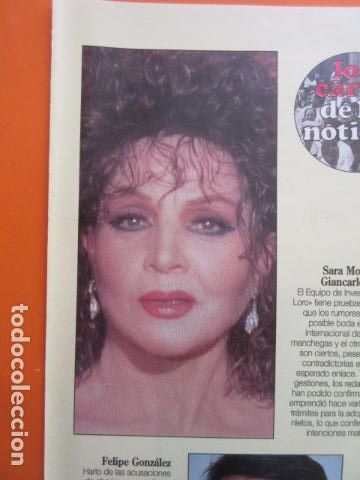 M&uacute;sica de colecci&oacute;n: RECORTE 1994 - SARA MONTIEL Y GIANCARLO VIOLA - - TAMA&Ntilde;O 22,5 x 15 CM