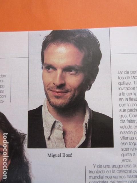 M&uacute;sica de colecci&oacute;n: RECORTE 1994 - MIGUEL BOSE MARIBEL VERDU - TAMA&Ntilde;O 22,5 x 30 CM HOJA - 1 PAG