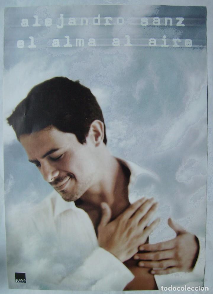 M&uacute;sica de colecci&oacute;n: ALEJANDRO SANZ. POSTER. 48 X 68 cms.. - Foto 1
