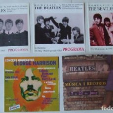 Música de colección: LOTE 5 DIPTICOS HOMENAJES BEATLES TAMAÑO CD