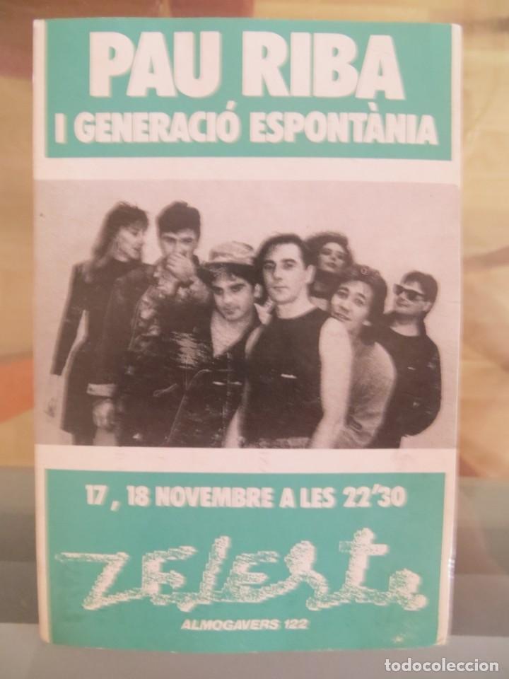 Collectible Music: PAU RIBA I GENERACIO ESPONTANIA : POSTAL PROMOCIONAL ESPA&Ntilde;OLA, MUY RARA !!!1987