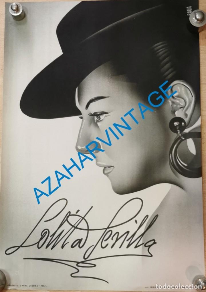 Musica di collezione: LOLITA SEVILLA,PRECIOSO CARTEL ORIGINAL DE 1961, 50X60 CMS