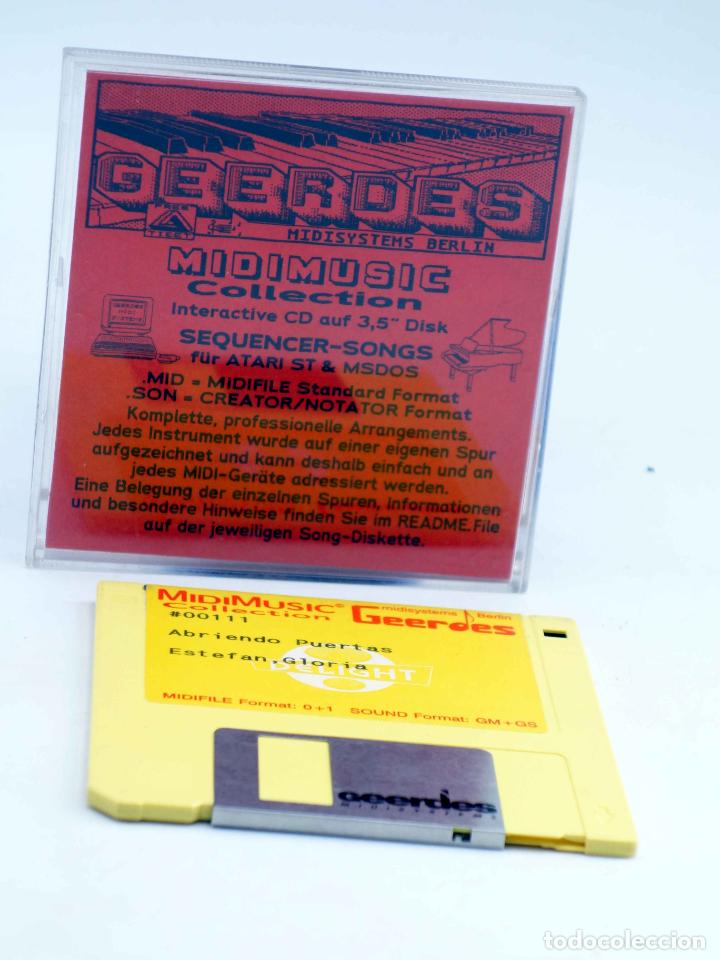 M&uacute;sica de colecci&oacute;n: &rdquo;ABRIENDO PUERTAS (Gloria Estefan) Geerdes Midisystem, 1989. DISKETTE 3,5&rdquo;&rdquo;. ATARI MSDOS. MIDI MUSIC