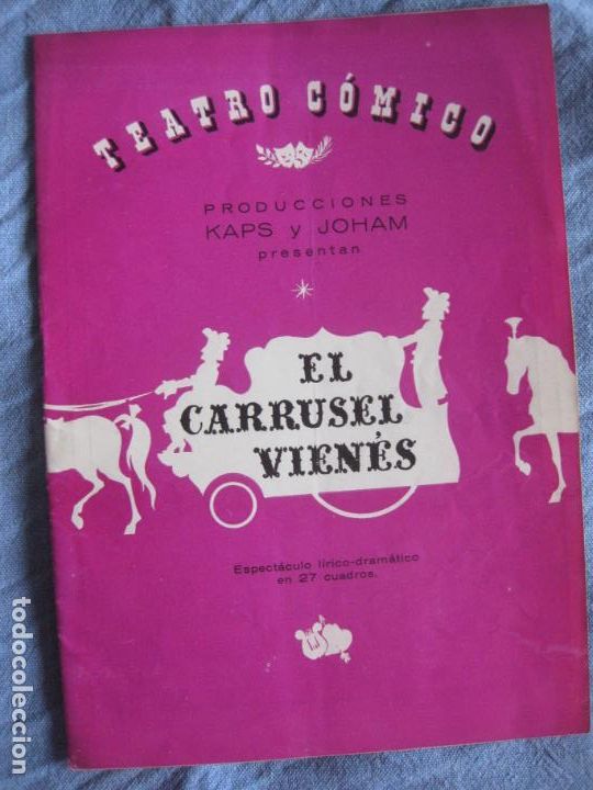 M&uacute;sica de colecci&oacute;n: TEATRO COMICO . EL CARRUSEL VIENES. KAPS Y JOHAM. MUSICA ALGUERO Y PEZZI.
