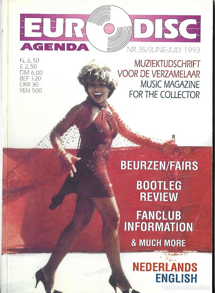 M&uacute;sica de colecci&oacute;n: EURODISC AGENDA, N&ordm; 35. LIBRETO ORIGINAL HOLANDA 1993. EN INGL&Eacute;S Y HOLAND&Eacute;S. NOTICIAS Y COLECCIONISM