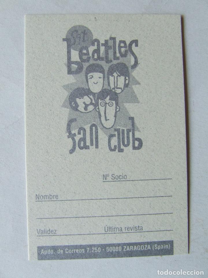 Musique de collection: CARNET DE SOCIO SGT. BEATLES FAN CLUB ESPA&Ntilde;A COLOR PLATEADO
