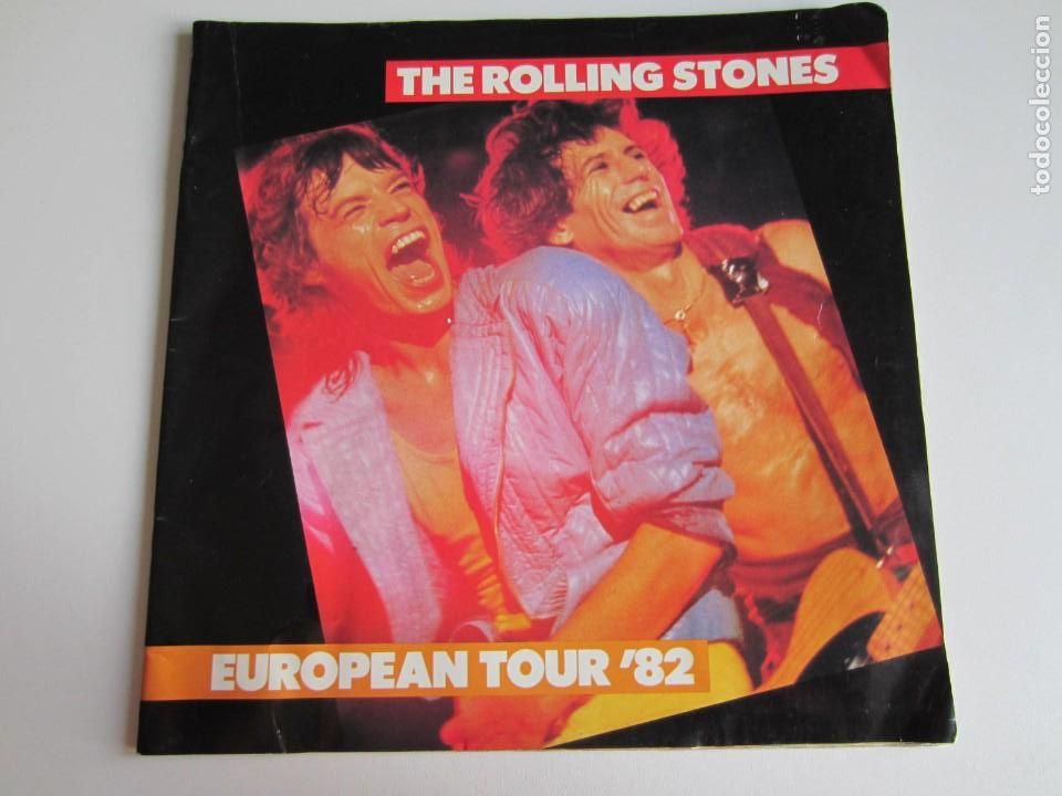 M&uacute;sica de colecci&oacute;n: 1982-PROGRAMA EUROPEAN TOUR 82.ROLLING STONES.INOLVIDABLE CONCIERTO MADRID.BARCELONA.M&Uacute;SICA.ORIGINAL