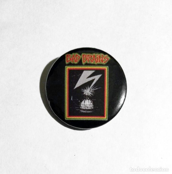Collectible Music: BAD BRAINS - CHAPA 31mm (CON IMPERDIBLE) - HARDCORE PUNK