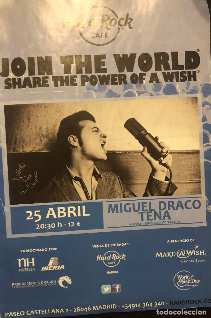 M&uacute;sica de cole&ccedil;&atilde;o: P&aacute;gina publicitaria de concierto de Miguel Draco Tena. A&ntilde;o 2012. Enmarable.