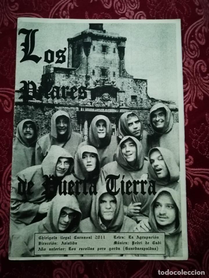M&uacute;sica de colecci&oacute;n: Carnaval de C&aacute;diz libreto chirigota ilegal Los pilares de la tierra