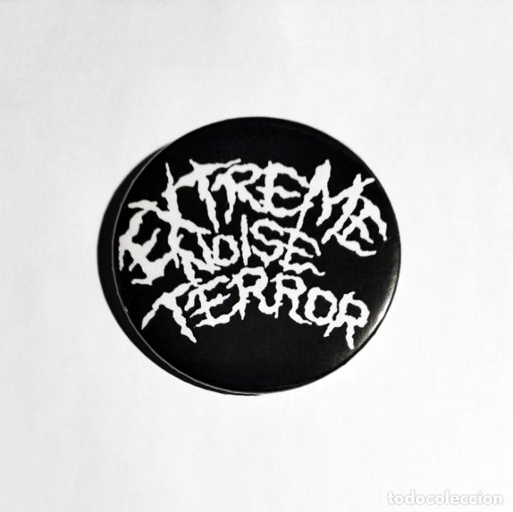 M&uacute;sica de colecci&oacute;n: EXTREME NOISE TERROR - LOGO CHAPA 59MM (CON IMPERDIBLE) - CRUST PUNK GRINDCORE