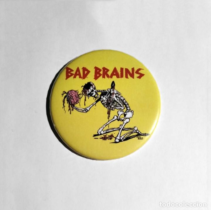 M&uacute;sica de colecci&oacute;n: BAD BRAINS - SKELETON IM&Aacute;N NEVERA 59MM - HARDCORE PUNK