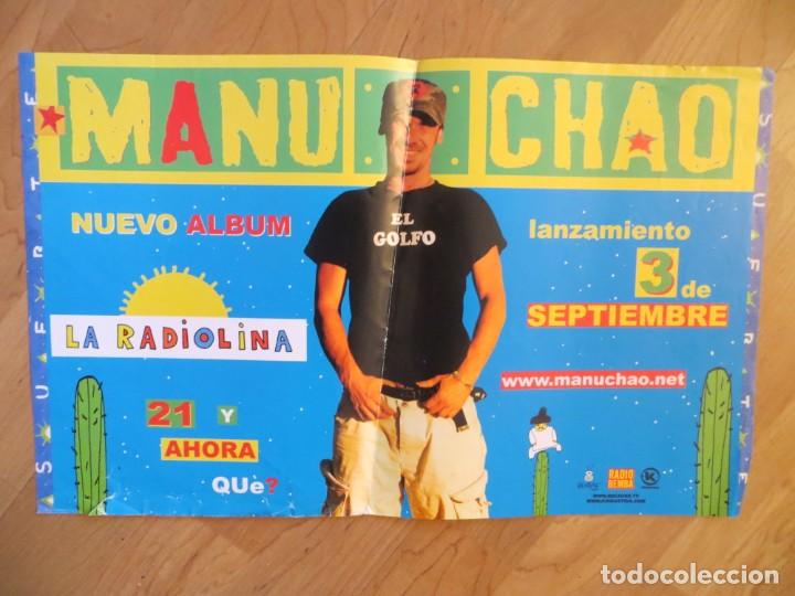 M&uacute;sica de colecci&oacute;n: MANU CHAO: POSTER PROMOCIONAL