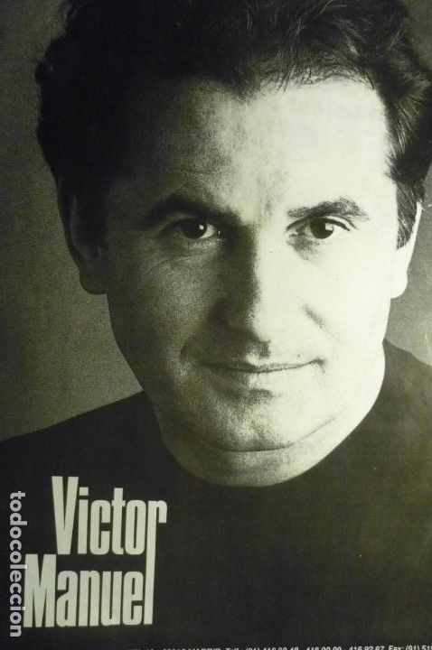 M&uacute;sica de colecci&oacute;n: hoja revista cantante victor manuel