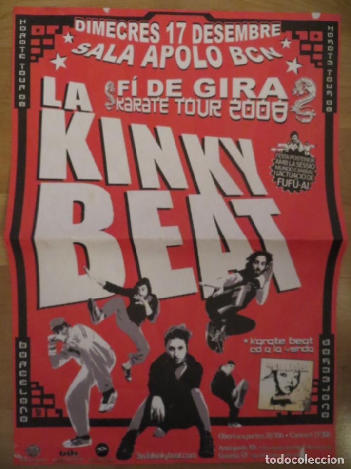 M&uacute;sica de colecci&oacute;n: LA KINKY BEAT: POSTER CONCIERTO BARCELONA