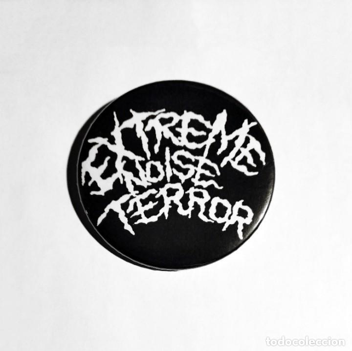 M&uacute;sica de colecci&oacute;n: EXTREME NOISE TERROR - LOGO IM&Aacute;N NEVERA 59mm - CRUST PUNK GRINDCORE