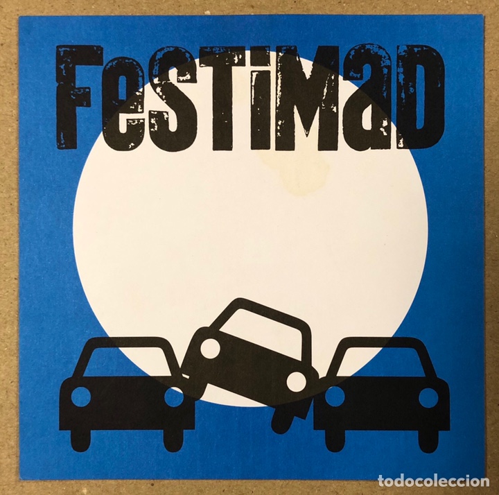 Collectible Music: FESTIMAD 2002. TARJETA DE APARCAMIENTO FESTIVAL MADRILE&Ntilde;O.