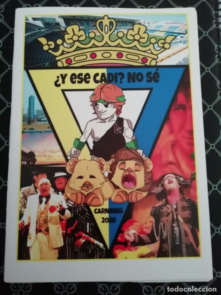 M&uacute;sica de colecci&oacute;n: Carnaval de C&aacute;diz libreto chirigota ilegal &iquest;y ese C&aacute;diz, no s&eacute;?