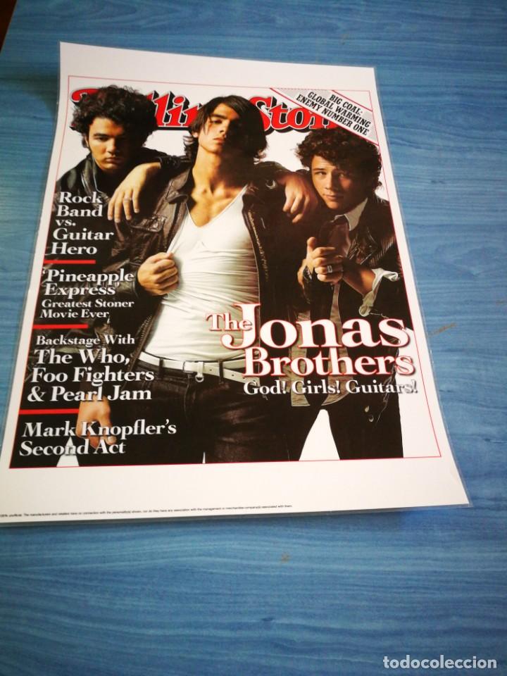 M&uacute;sica de colecci&oacute;n: JONAS BROTHERS God Girls guitar P&Oacute;STER PLASTIFICADO 60cmx43cm Portada the Rolling stones