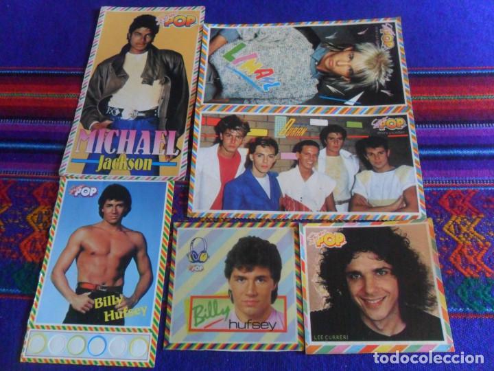M&uacute;sica de colecci&oacute;n: PEGATINA ADHESIVO SUPER POP MICHAEL JACKSON DURAN DURAN LIMAHL LEE CURRERI BILLY HUFSEY (2). A&Ntilde;OS 80