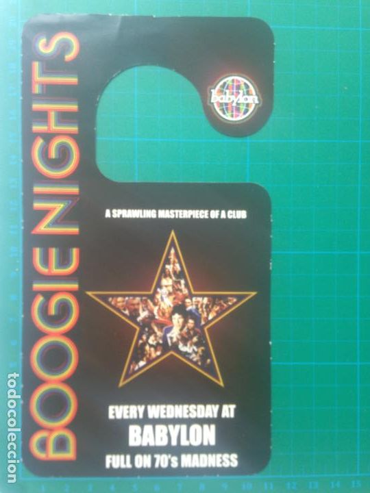 M&uacute;sica de colecci&oacute;n: FLYER - BOOGIE NIGHTS BABYLON BATH - DJ DIGGLER - Foto 1