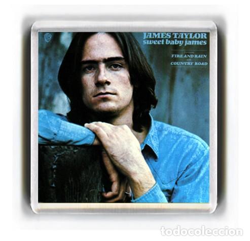 M&uacute;sica de colecci&oacute;n: IMAN ACRILICO NEVERA - MUSICA - JAMES TAYLOR SWEET BABY JAMES