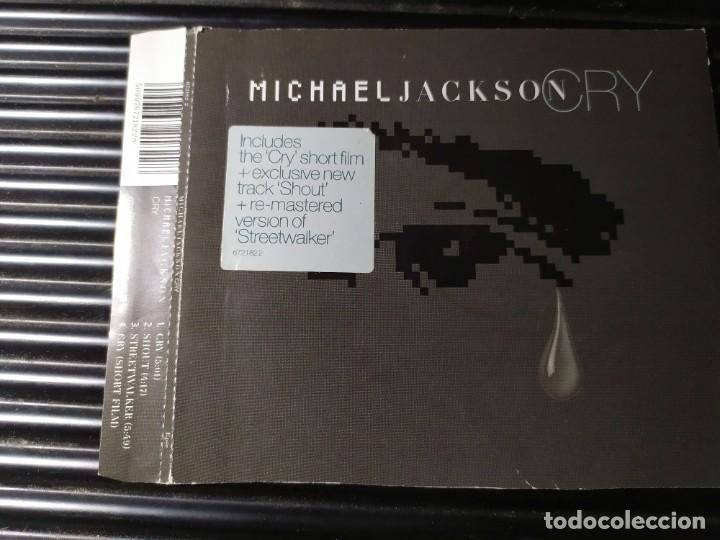 M&uacute;sica de colecci&oacute;n: PORTADA CARATULA SINGLE MICHAEL JACKSON CRY SHOUT STREETWALKER
