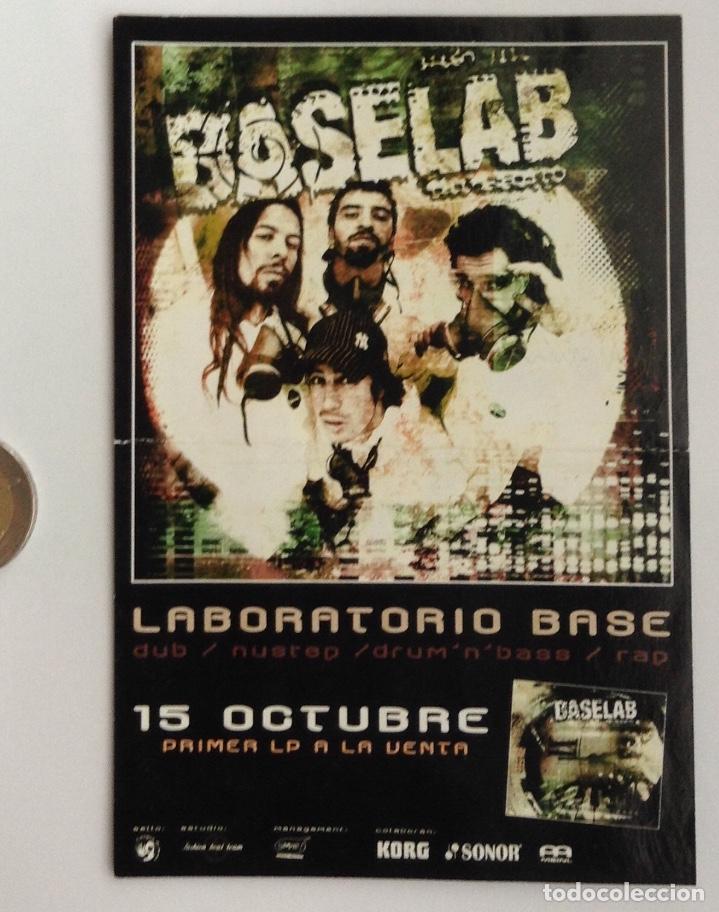 M&uacute;sica de colecci&oacute;n: BASELAB Laboratorio Base Flyers lanzamiento Lp - Foto 1