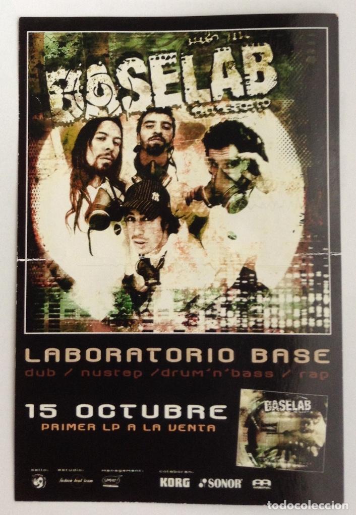 M&uacute;sica de colecci&oacute;n: BASELAB Laboratorio Base Flyers lanzamiento Lp - Foto 2