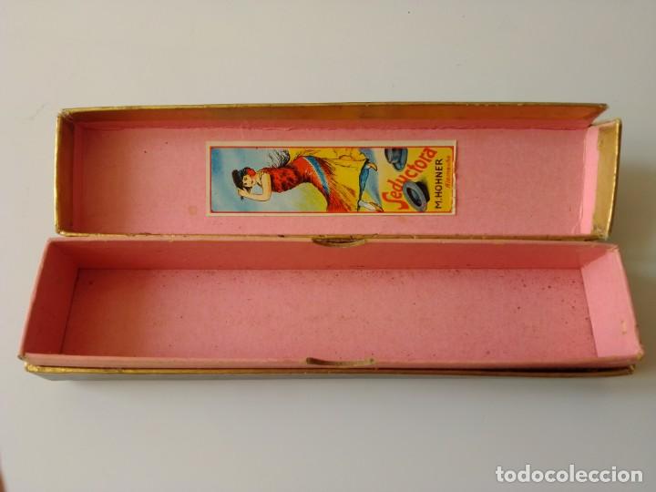 M&uacute;sica de colecci&oacute;n: caja de antigua armonica M.Hohner. - Foto 2