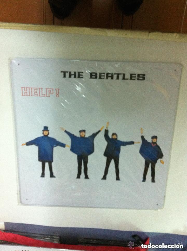 Musique de collection: beatles -placa met&aacute;lica 29x29 cm