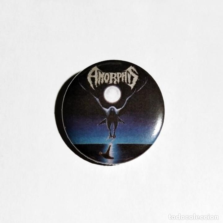 Collectible Music: AMORPHIS - BLACK WINTER DAY CHAPA 31mm (CON IMPERDIBLE) - DEATH METAL DOOM METAL