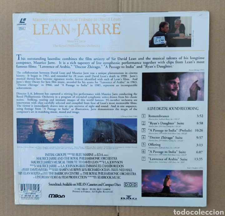 M&uacute;sica de colecci&oacute;n: Laser disc Lean by Jarre - Foto 2