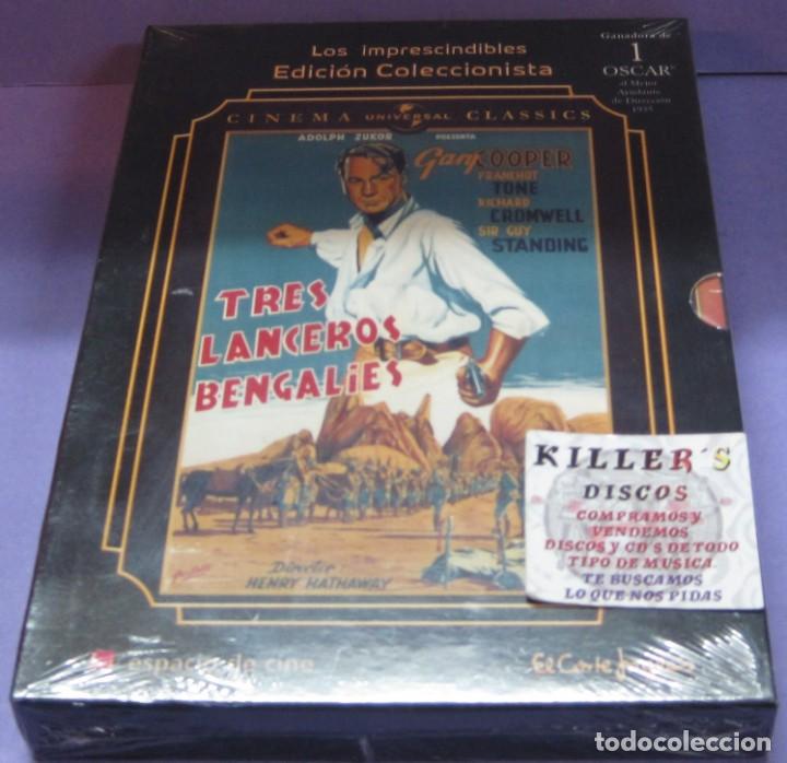 M&uacute;sica de colecci&oacute;n: Tres Lanceros Bengal&iacute;es - DVD + Libreto Edici&oacute;n coleccionista. Precintado