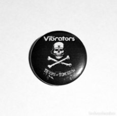 Música de colección: THE VIBRATORS - TROOPS OF TOMORROW CHAPA 31MM (CON IMPERDIBLE) - PUNK ROCK. Lote 107044564