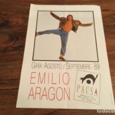 Música de colección: EMILIO ARAGON PROMOCION REPRESENTATE GIRA 1989