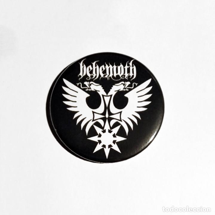 Musique de collection: BEHEMOTH - LOGO IM&Aacute;N NEVERA 59mm - BLACK METAL DEATH METAL