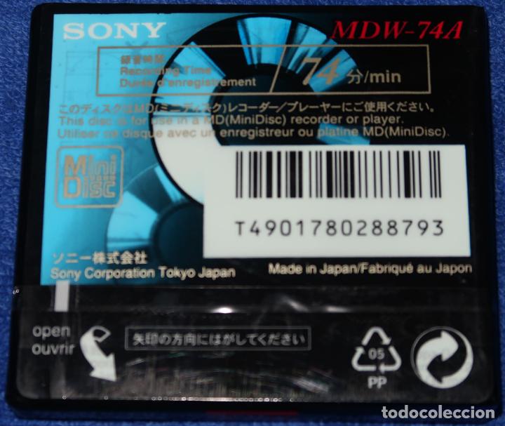 M&uacute;sica de colecci&oacute;n: MINI DISC SONY MDW-74 &iexcl;PRECINTADO! - Foto 2