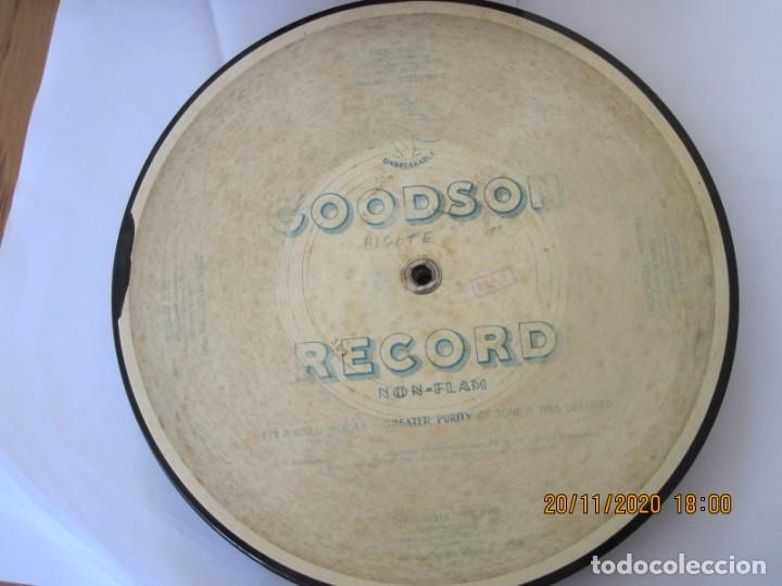M&uacute;sica de colecci&oacute;n: FLEXIDISC DISCO GOODSON RECORD COMO DE PLASTICO DE LOS A&Ntilde;OS 30 - Foto 1