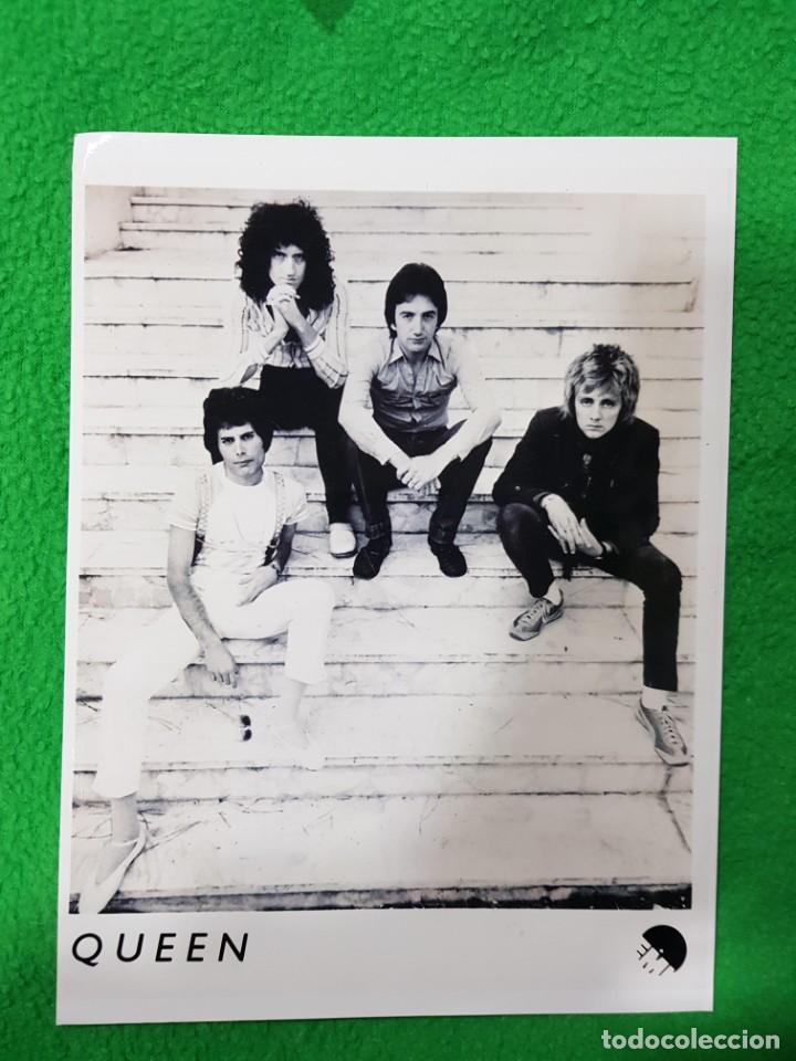 M&uacute;sica de colecci&oacute;n: QUEEN :FOTO DE PRENSA REPRODUCCION en PAPEL BILLANTE- OPORTUNIDAD COLECCIONISTAS