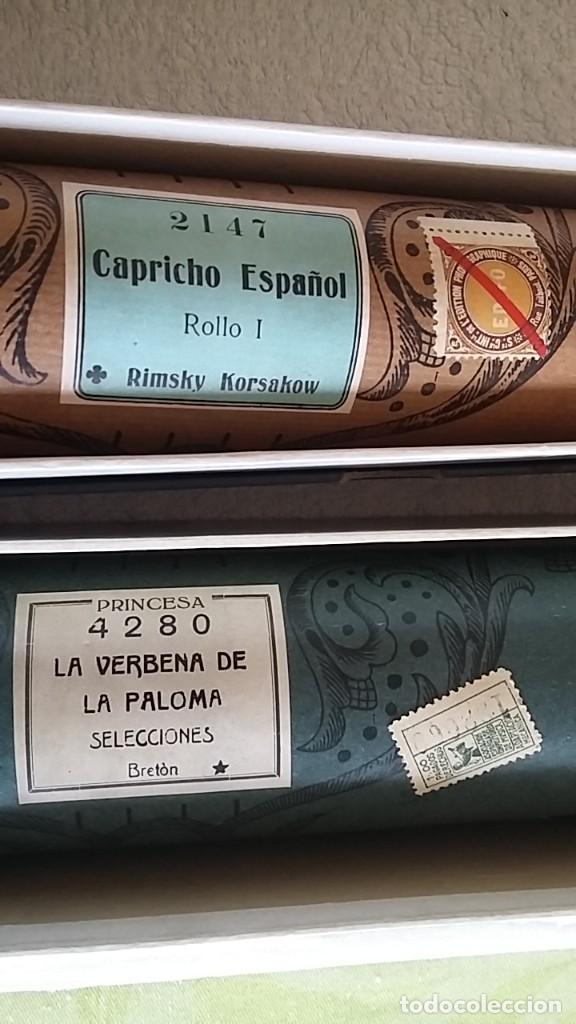 M&uacute;sica de colecci&oacute;n: 4 ROLLOS DE PIANOLA EN PERFECTO ESTADO - Foto 9