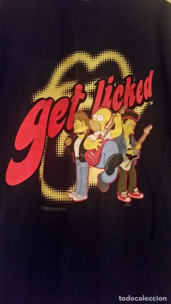 M&uacute;sica de colecci&oacute;n: Camiseta Rolling Stones Simpsons