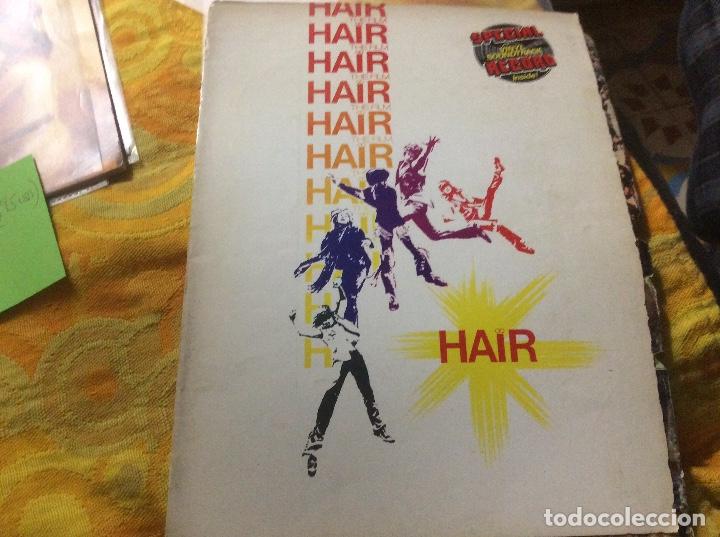 Musiksammlung: Programa musical de obra Hair pelicula folleto film fercha