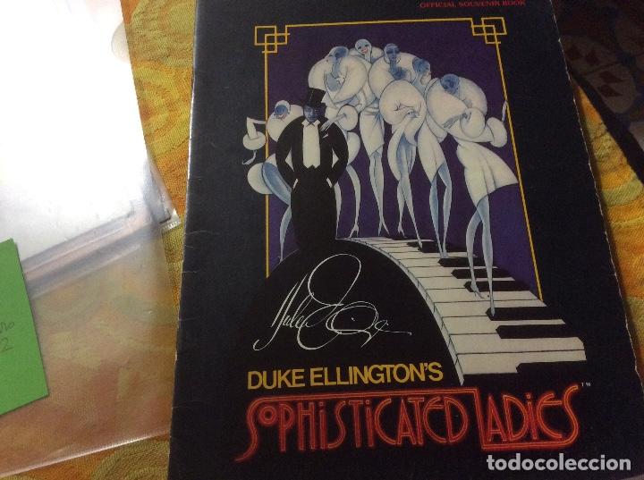 Musique de collection: DUKE ELLINGTON'S SOPHISTICATED LADIES New York Harlem Theatre Fercha oficial programa mano musical